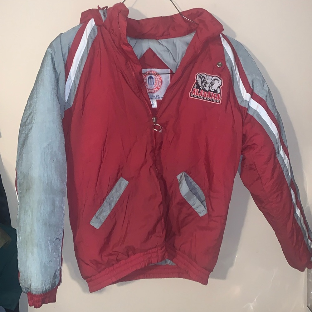 University of Alabama Vintage Youth Large Puffer Jacket 1995